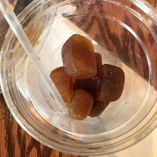 Espresso coffee cubes