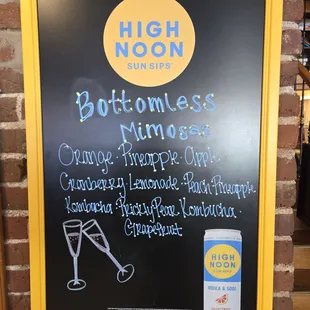 Bottomless Mimosas!