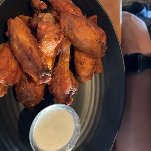 Wings - if you like a little spice, these are for you.
