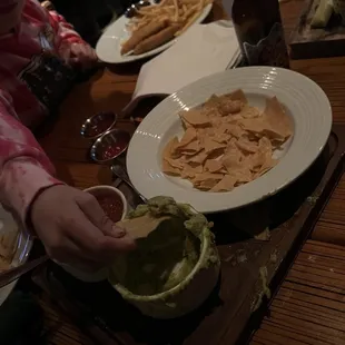 Guac, salsa and chips were delicious. Some of the best we've ever had.