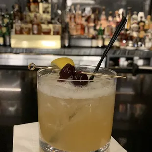 Basil Hayden sour