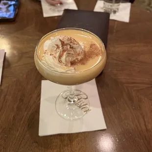 Pumpkin chai martini