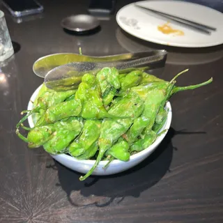 BLISTERED SHISHITO PEPPERS