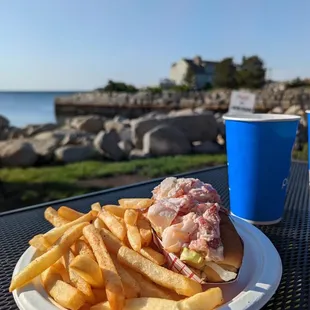 Fresh Lobster Roll Sandwich