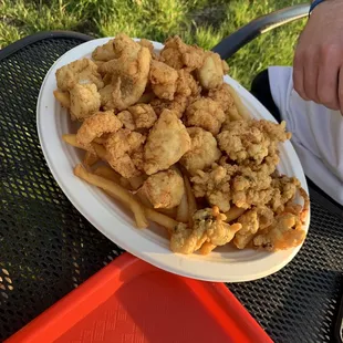 Fishermen platter.