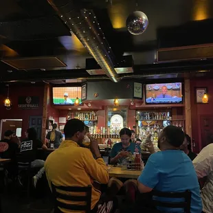 Bar and dining area