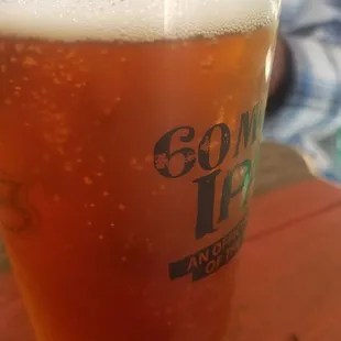  a pint of beer