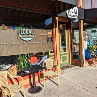 Outside seating