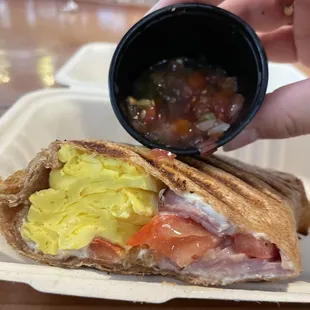 Breakfast Mega Wrap