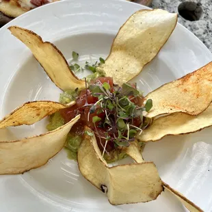 Tuna Tartare with guacamole