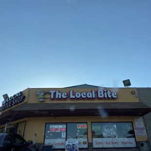 Its located inside the local bottle shop