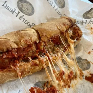 Meatball - all the cheese stuck to the wrapper but hubby said it was still good.