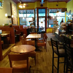 A view looking toward the front entrance.