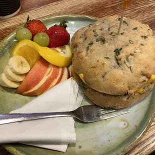 Savory Avocado and Cheese Biscuit