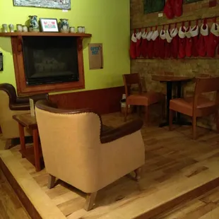 Back seating and stage area.