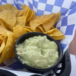 I think it's guacamole but WAY too much sour cream.