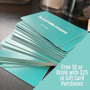 a stack of business cards