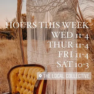 Store hours as of November 2020