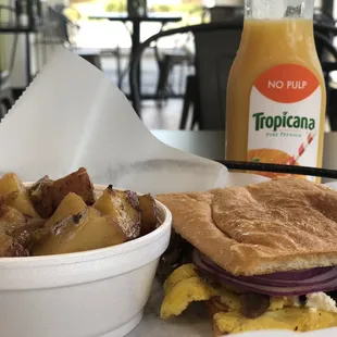 All breakfast items come with a serving of home-fries!