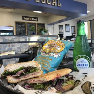 Pictured here is our Citrus Turkey sandwich on cuban bread. You have the option to customize your sandwich with any bread you choose!