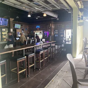 people sitting at the bar