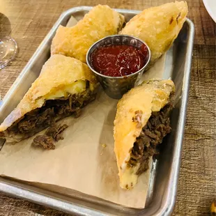 Cheesesteak Egg Rolls