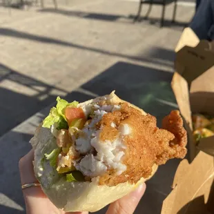 Catfish po-boy