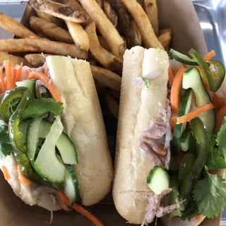 Vietnamese Pulled Pork Banh Mi