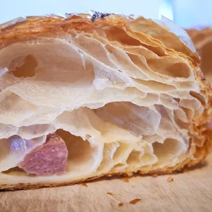 Bratwurst croissant (interior)
