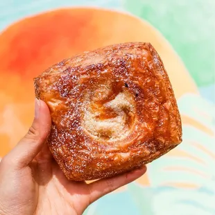 Brown Butter Mochi and Mango Jam Danish