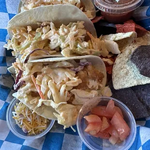 Baja fish tacos