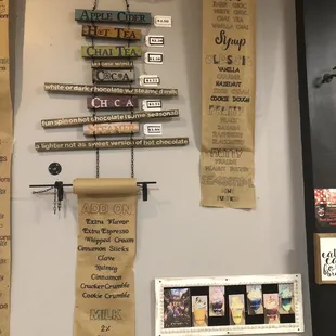 Drink Menu - Right Side