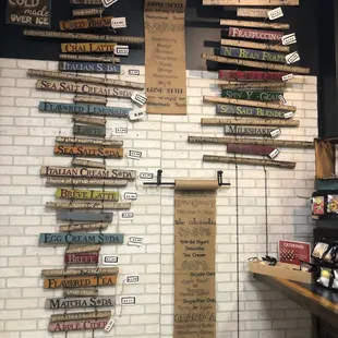 Cold Drink Menu