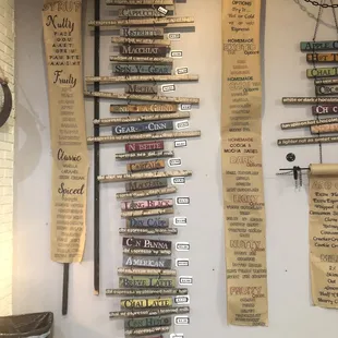 Drink Menu - Left Side