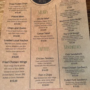 The Local Hendersonville menu 31 Aug 2024