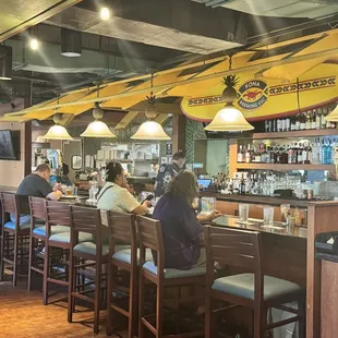 There is a bar too.