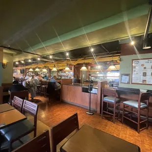 the interior of a restaurant