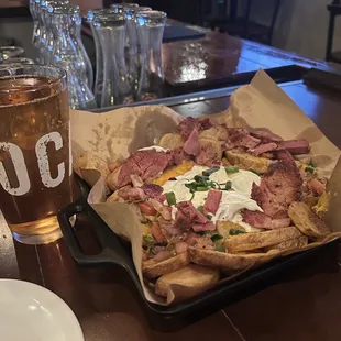Irish Nachos and Irish Cider on tap.