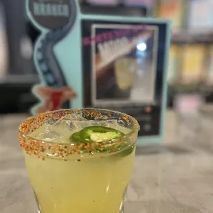 Picante Pineapple margarita is a whole vibe