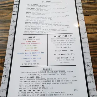 Side 1 menu