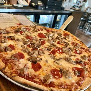 Large SMO plus Pepperoni ~ delish!