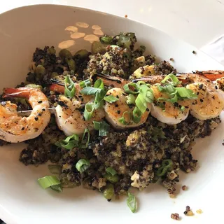 SALMON QUINOA FRIED RICE