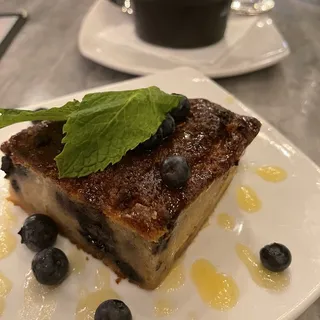 BLUEBERRY BREAD PUDDING