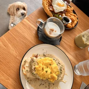 CRISPY CHICKEN BISCUITS &amp; GRAVY