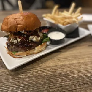 BBQ Bleu Burger