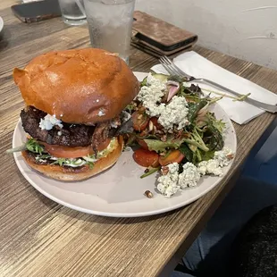 Bacon BBQ Blue Burger