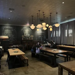 The back room: great for larger groups or parties. Near the restrooms.