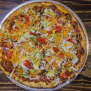 Lupe's Taco Pizza!