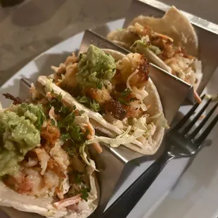 Lobster tacos were horrible. Dry meat, scarce, lacked flavor, bland overall.  Very disappointing and do not recommend.