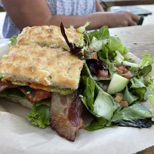 Salmon Blta Sandwich